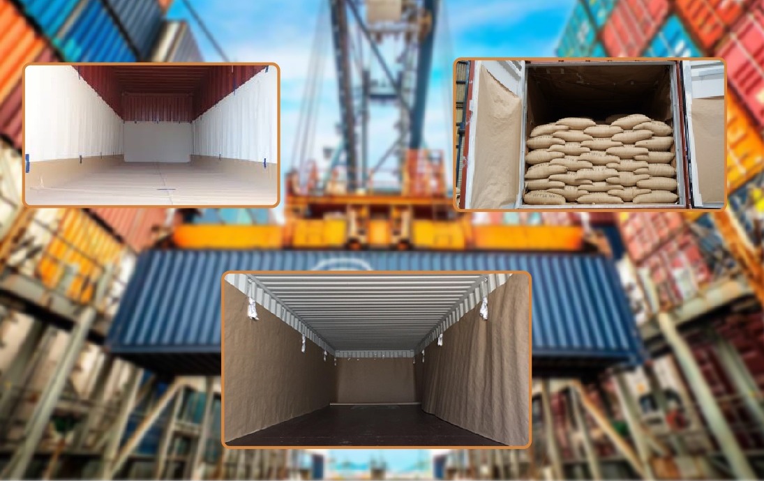 Rollos de Papel para Contendores de Exportación
