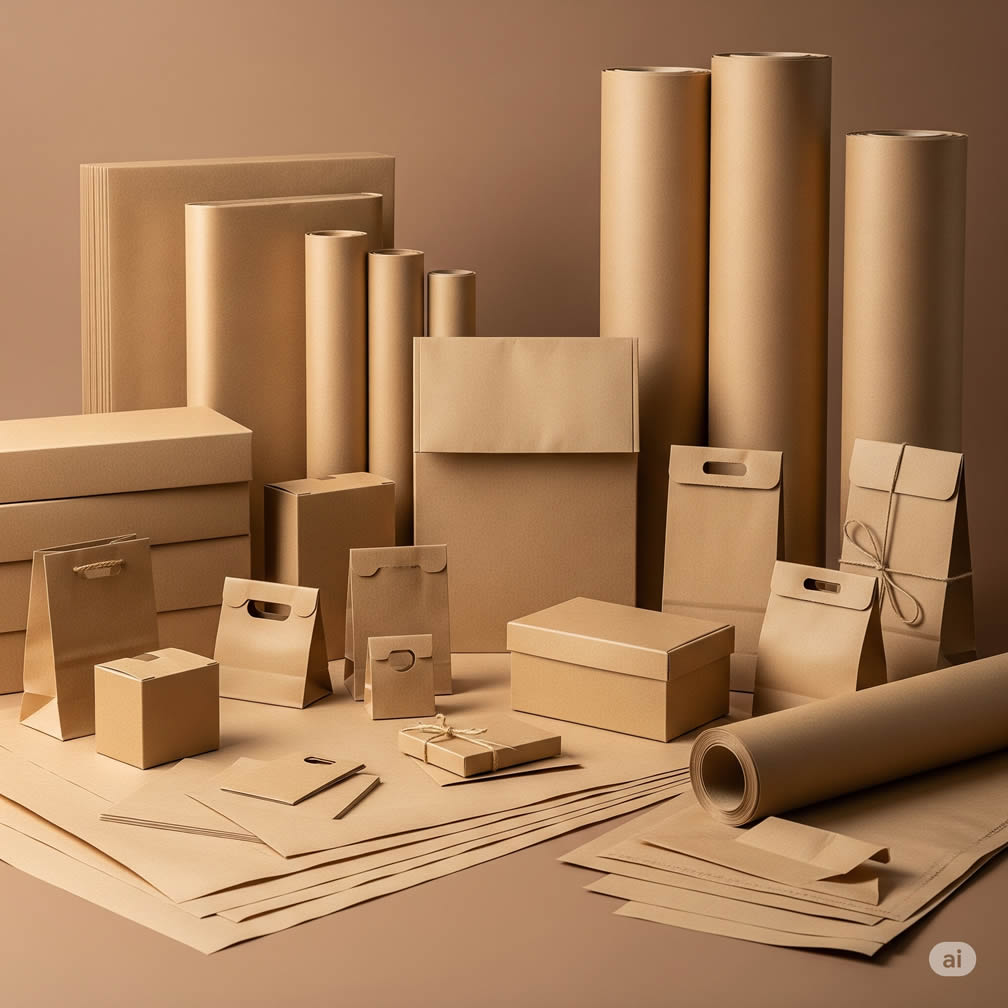 Papel de embalaje kraft